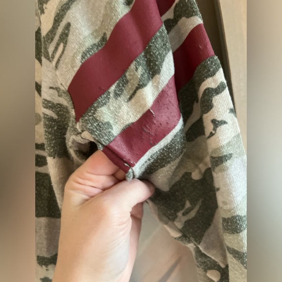 Chaser Camo Split Back Tee - Picture 3 of 8